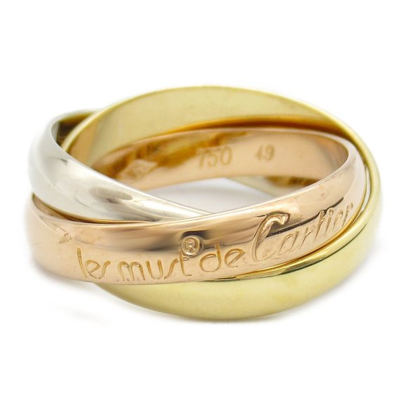 Cartier Jewelry - CARTIER 18k Gold Trinity Ring